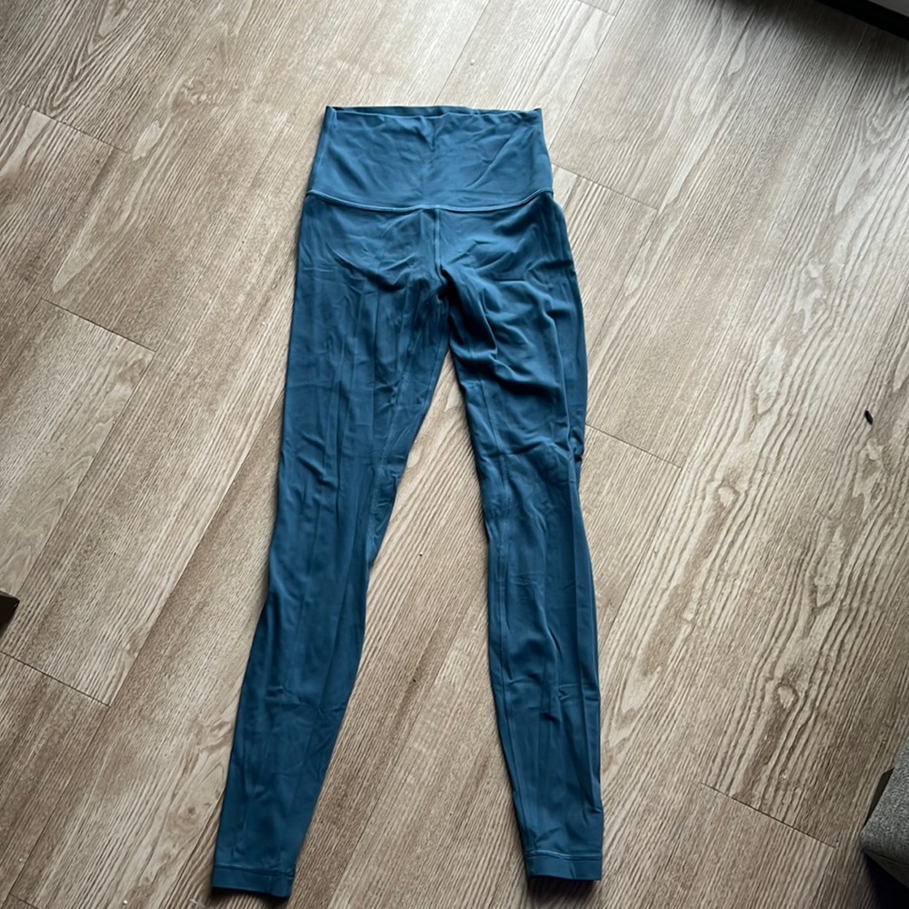 Blue Lululemon align leggings size 4